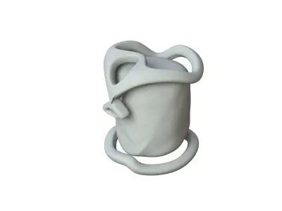 SciFi Shape Object Low Poly n Low-poly 3D model