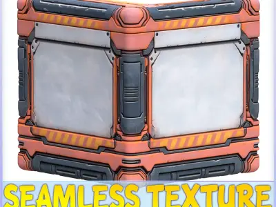 SciFi Seamless Texture Texture 18