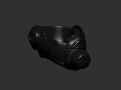helmet high poly sculpt 3d printable  3D model 154