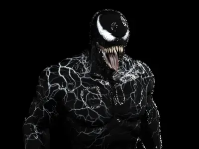 Venom Low-poly 3D model