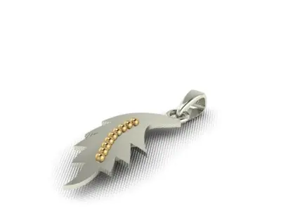 10 Pendants with Tops complete Locket set 3D print model