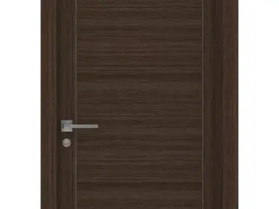 Door-051 interior door wood 3D model