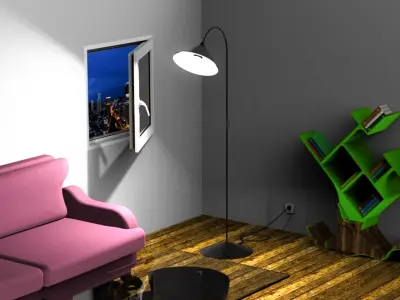 Floor Lamp 3D model