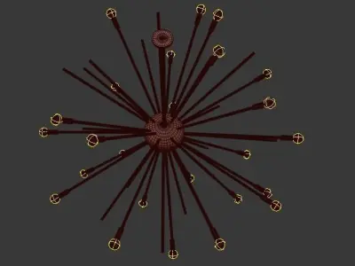 Huge chandelier 3D model