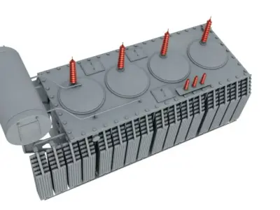 Electrical Transformer 3D model