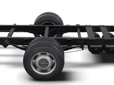 Iveco Daily Single Cab L6 Chassis 2026 3D model