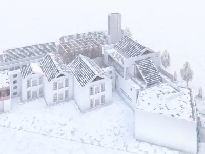 Futuristic Skyscraper-Building office-Modern office 3D model