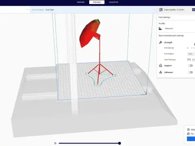 Lighting Studio Tripod 3D print model