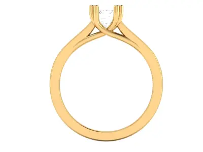 Elegant Ladies Natural Diamond Engagement Ring 3D print model purchase