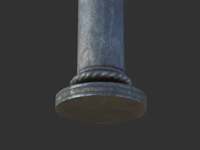 Street Lamp Low-poly 3D model