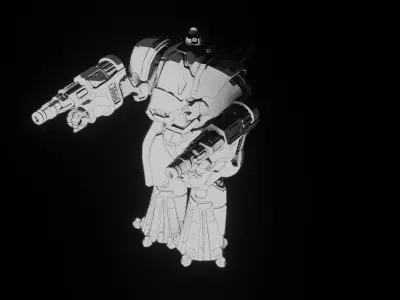 LDAP Battle Jack Titan 3D print model