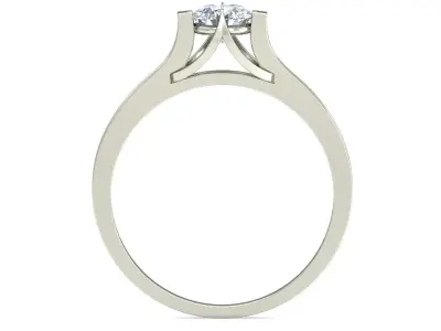 Women Wedding Engagement Ring 3D print model 17