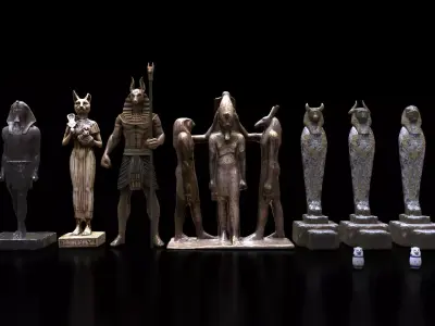 Ancient Egypt Collection - Optimized Low-poly 3D model