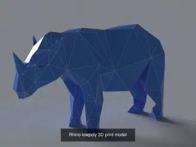3d models for animals for papercraft or 3d printing 3D Model Pack