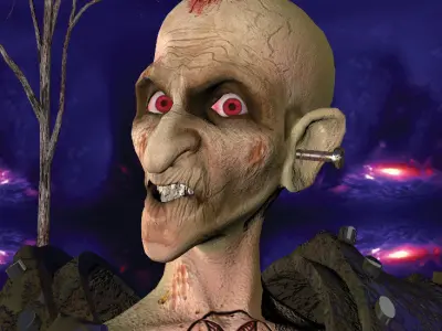 Oldman Doomed 3D model