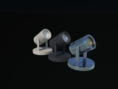 Indoor Spot Light 3D model