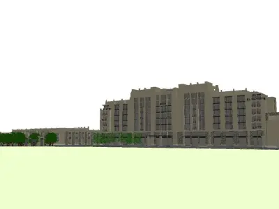 vacation spot-Resort-Fashion Leisure Hotel-0127 3D model