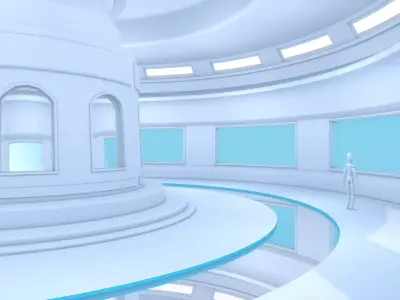 Sci Fi Room 3D model