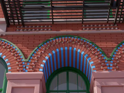New York City Building  122 Macdougal St 3D model