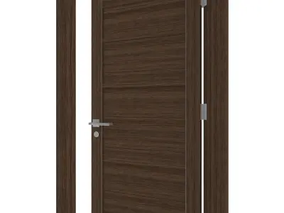 Door-048 interior door wood 3D model