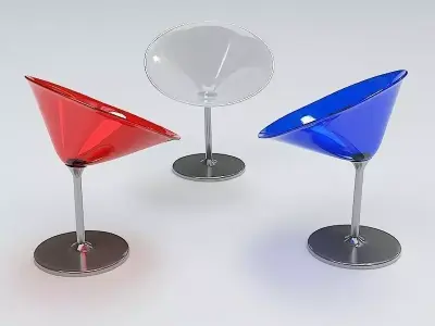 Modern Chair RWB 3D model