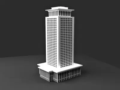 Egyptian Ministry of Foreign Affairs building 3D model