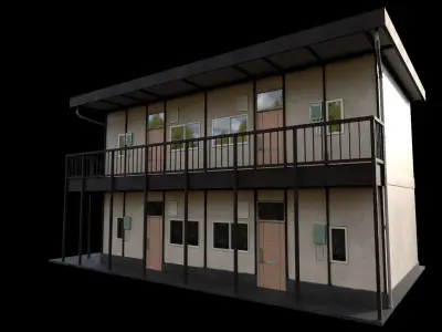 Japanese style small apartment 3D model