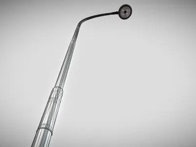 Street Light 15 version 11 6m with pole 1 Low-poly 3D model