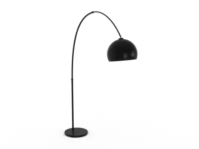FLOOR LAMP BLACK H2000237 3D model