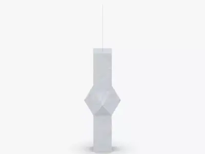 1512 - Hanging Lamp Low-poly 3D model