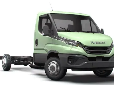 Iveco Daily Single Cab L4 Chassis 2026 3D model