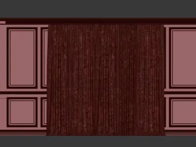 Curtain Set 311 3D model