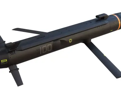 Barracuda M 100 Missile 3D model