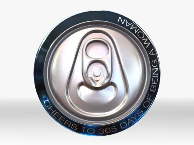 Bud Light Dylan Mulvaney commemorative can 3D model