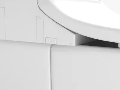 Toilet samsung smart Low-poly 3D model