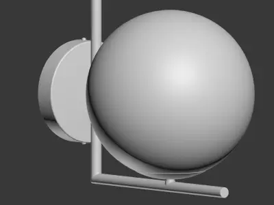 Sconce Flos IC Lights Family Michael Anastassiades  3D model