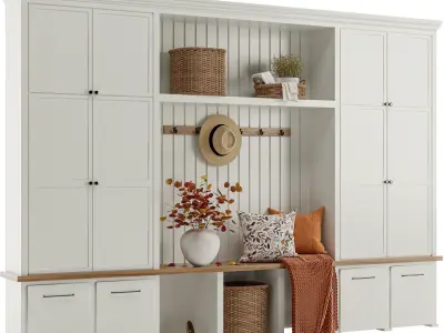 Hallway Furniture 03 3D model