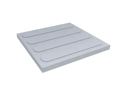 Pedestrian Paving Bricks v1 002 Low-poly 3D model