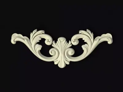 dekor ornate carving 3D model purchase