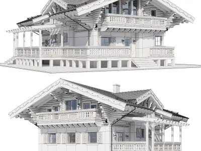 Modern house 21 3D model