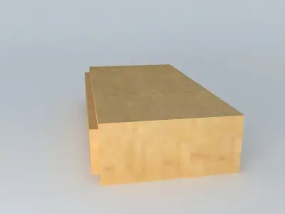 Chest of drawers DOORS HKOM1S 3 12 BRW Milano Oak 3D model