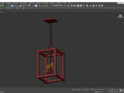 Alpine Pendant Low-poly 3D model