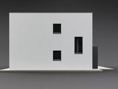 Duplex house Amlach Free 3D model