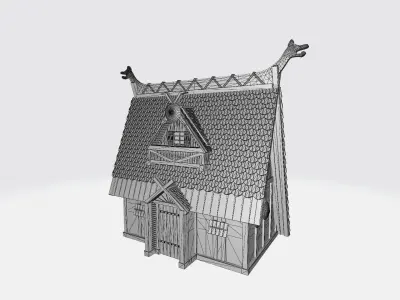 House on the swamp 3D print model