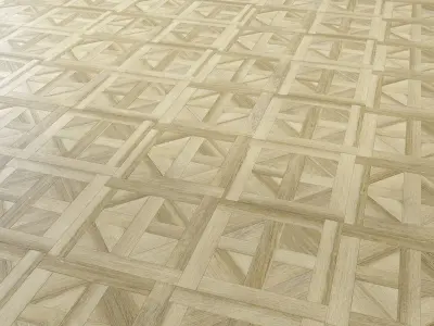 Parquet - Laminate - Wooden floor Low-poly 3D model 37