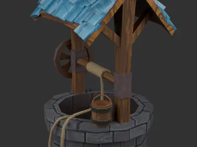 The Well - Low Poly 3d model Low-poly 3D model