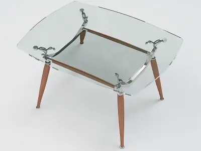 Glass Table 3D model 3