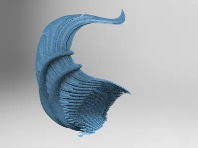 Ocean horse Tower 3D model