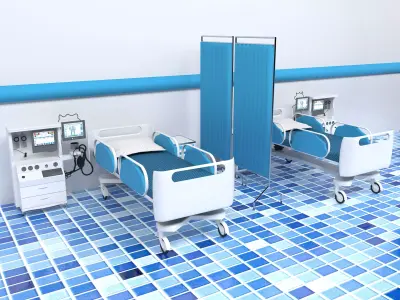 Dialysis Center 4K 3D model