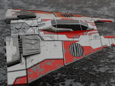 RC80 Fighter 3D model